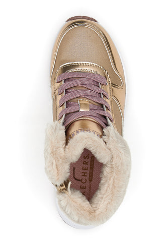 Superge Skechers Uno Cozy On Air Rose Gold