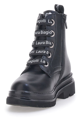 Črni škornji Laura Biagiotti 8652