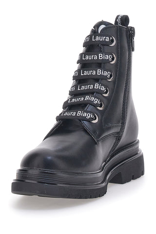Črni škornji Laura Biagiotti 8652