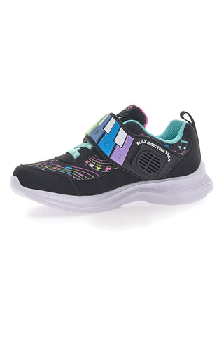 Črni glasbeni supergi Skechers Jupsters 2.0- Skech Tunes