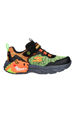 Superge z lučkami Skechers Dino-Lights črne in zelene
