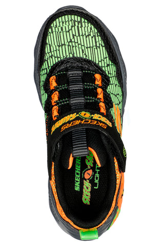 Superge z lučkami Skechers Dino-Lights črne in zelene