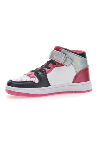 Sneakers Mid-Cut Charlotte 6705 beli in roza