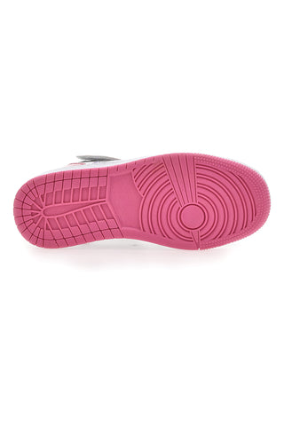Sneakers Mid-Cut Charlotte 6705 beli in roza