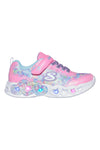Otroški superge z roza lučkami Skechers Infinite Heart Light-Color Lovin