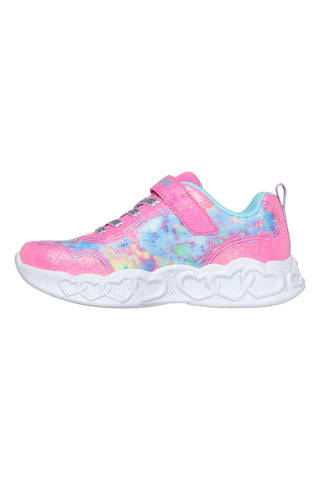Otroški superge z roza lučkami Skechers Infinite Heart Light-Color Lovin