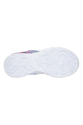 Otroške superge z lučkami Skechers Infinite Heart Light-Color Lovin
