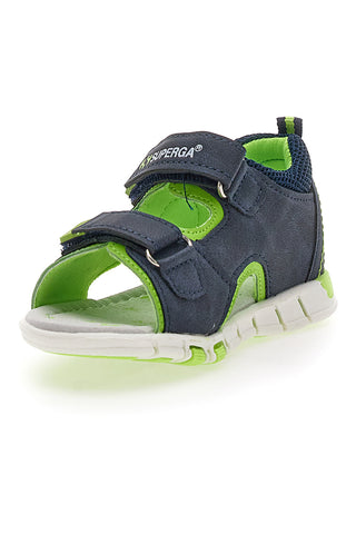 Sandali Primi Passi Blu e Verdi Superga 83507