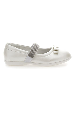 Balerine Bianco Perlato Con Strass Energy 522