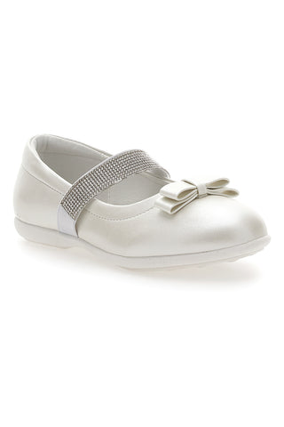 Balerine Bianco Perlato Con Strass Energy 522