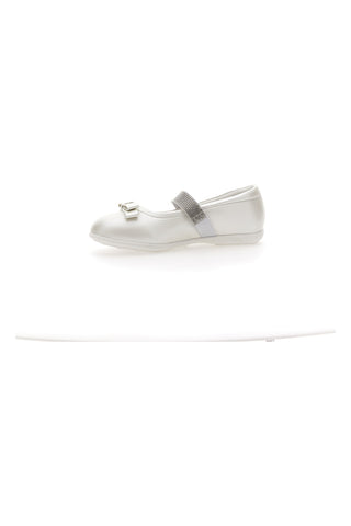 Balerine Bianco Perlato Con Strass Energy 522