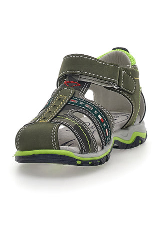 Sandali z velcro trakom Verde Pitt Kids 14306