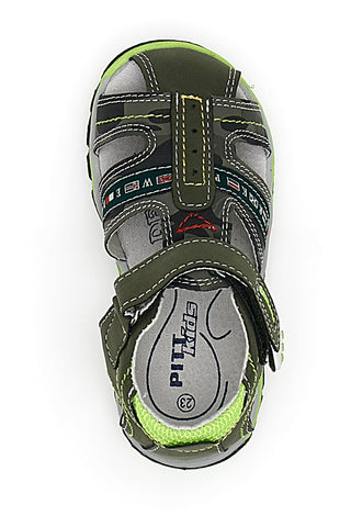 Sandali z velcro trakom Verde Pitt Kids 14306