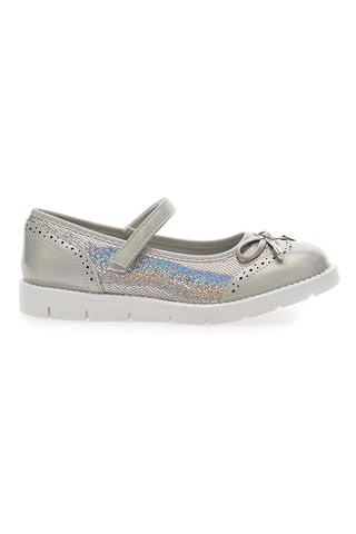 Balerine Platino z zaponko in trakom Pitt Kids 8128