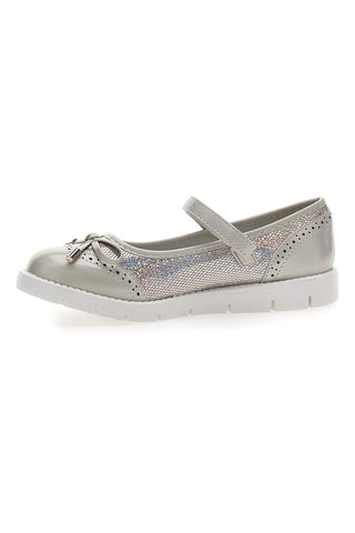 Balerine Platino z zaponko in trakom Pitt Kids 8128