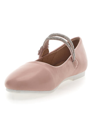 Roza balerine s kristali in cvetličnim motivom Pitt Kids 392450