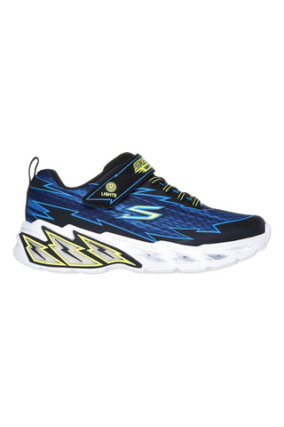 Črni in modri superge z lučkami Skechers Lights Storm 2 Bolt-Brights