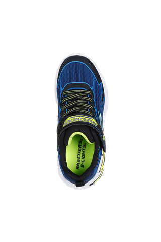Črni in modri superge z lučkami Skechers Lights Storm 2 Bolt-Brights