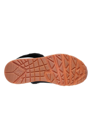 Črni superge Mid-Cut z dlako Skechers Uno Fall Air