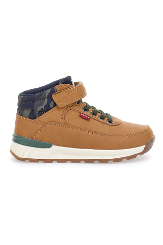 Rjavi superge z velcro zaponko LEVI'S ASCOT MINI
