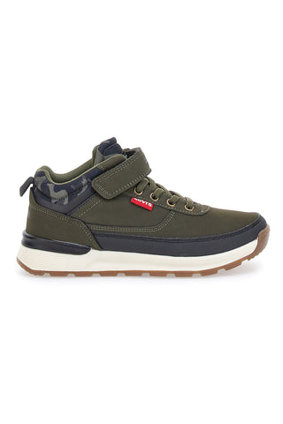 Sneakers Khaki Mid-Cut z Velcro Levi's Ascot Refresh