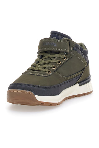 Sneakers Khaki Mid-Cut z Velcro Levi's Ascot Refresh