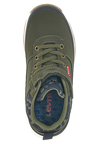 Sneakers Khaki Mid-Cut z Velcro Levi's Ascot Refresh
