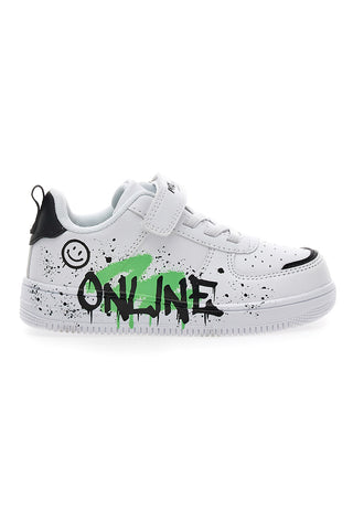 Bele superge s pisanim potiskom Pitt Kids K22355