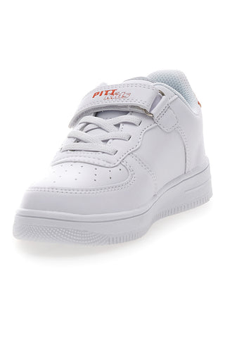 Bele superge z oranžnimi in modrimi detajli PITT KIDS K191562