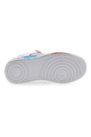 Bele superge z barvnimi detajli PITT KIDS K191562
