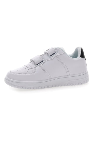Bele superge z velcro trakom in perforiranim zgornjim delom PITT KIDS K191562