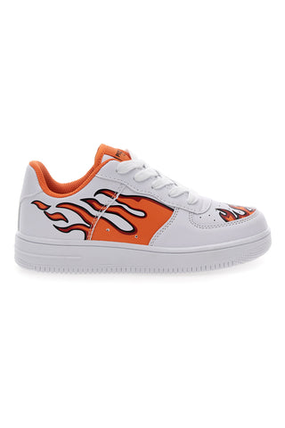 Bele in oranžne superge z ognjem PITT KIDS K191562
