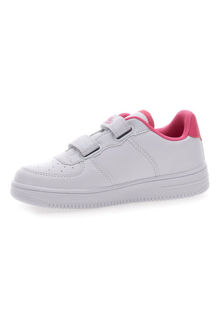 Bele superge z velcro trakom in barvnimi detajli PITT KIDS K191562