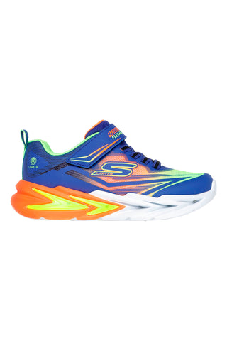 Modri in zeleni superge z barvnimi lučkami Skechers S-Lights: Flex-Glow Ultra
