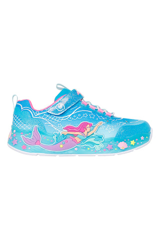 Modre in roza superge z lučkami Skechers S-Lights Mermaid Dreams