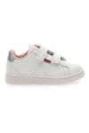Bele in roza superge z velcro zaponko LEVI'S BELL JR MINI
