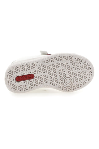 Bele in roza superge z velcro zaponko LEVI'S BELL JR MINI