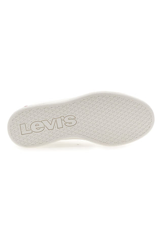 Bele superge z rdečimi in modrimi detajli LEVI'S BELL JR