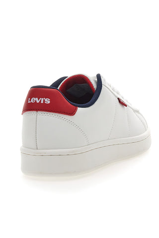 Bele superge z rdečimi in modrimi detajli LEVI'S BELL JR