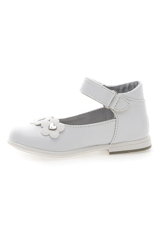 Bele balerinke z velcro zaponko Laura Biagiotti AG16062