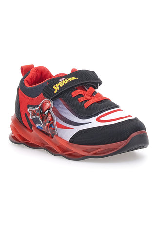 Rdeče-črni superge z velcro zaponko Spiderman R1310515T