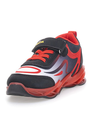 Rdeče-črni superge z velcro zaponko Spiderman R1310515T
