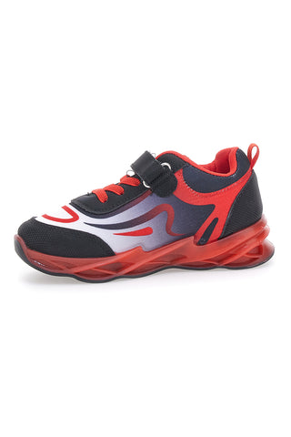 Rdeče-črni superge z velcro zaponko Spiderman R1310515T