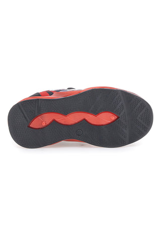 Rdeče-črni superge z velcro zaponko Spiderman R1310515T