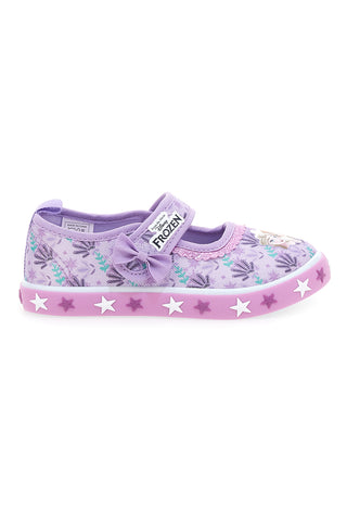 Roza sandali z zvezdicami in velcro trakom FROZEN D4310609T