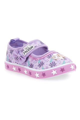 Roza sandali z zvezdicami in velcro trakom FROZEN D4310609T