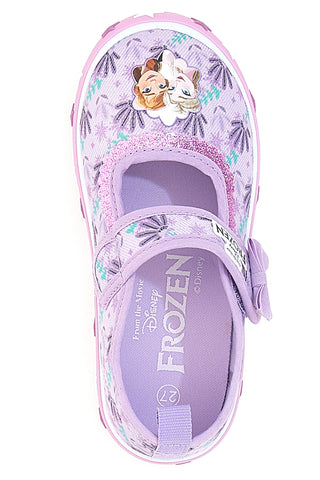 Roza sandali z zvezdicami in velcro trakom FROZEN D4310609T