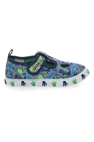 Modre in zelene sandale z velcro trakom DINAUSO S8020127T