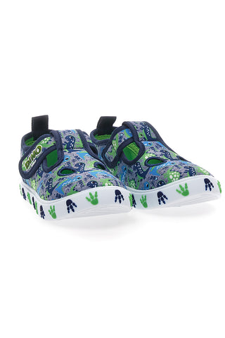 Modre in zelene sandale z velcro trakom DINAUSO S8020127T