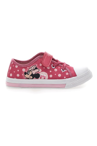 Roza čevlji z lučkami in potiskom Minnie Mouse 15MN5N01LB
